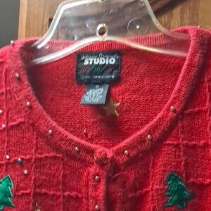 STUDIO SWEATER CARDIGAN WOMENS SIZE  3X
